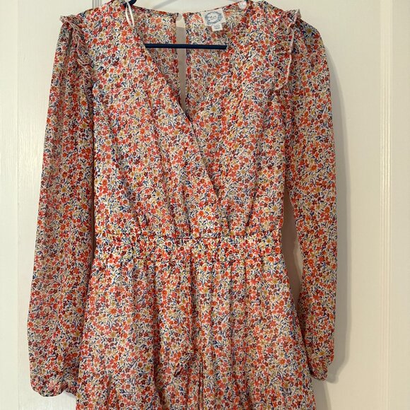 Women's Floral Romper - Picture 1 of 3
